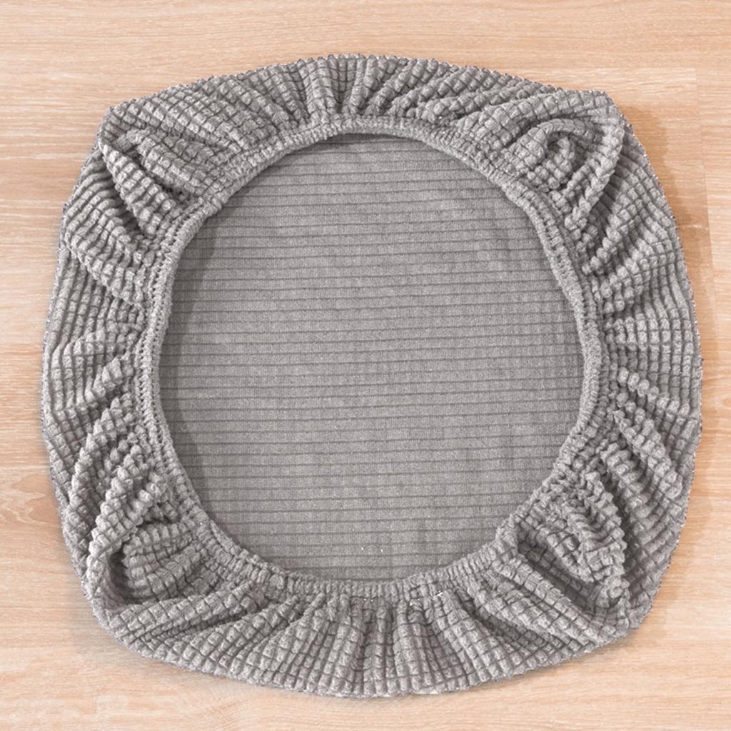 Round Chair Cover Universal Size Big Elastic Stretch Seat Chair Cover Slipcovers Restaurant Banquet Bar Home Party Decoration