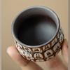 Alte Fels Schlamm Meister Tasse Keramik Teetasse Chinesische Kung Fu Teeware Kreative Teeschale Trinkgeschirr Dunhuang Kleine Probierbecher Haushalt