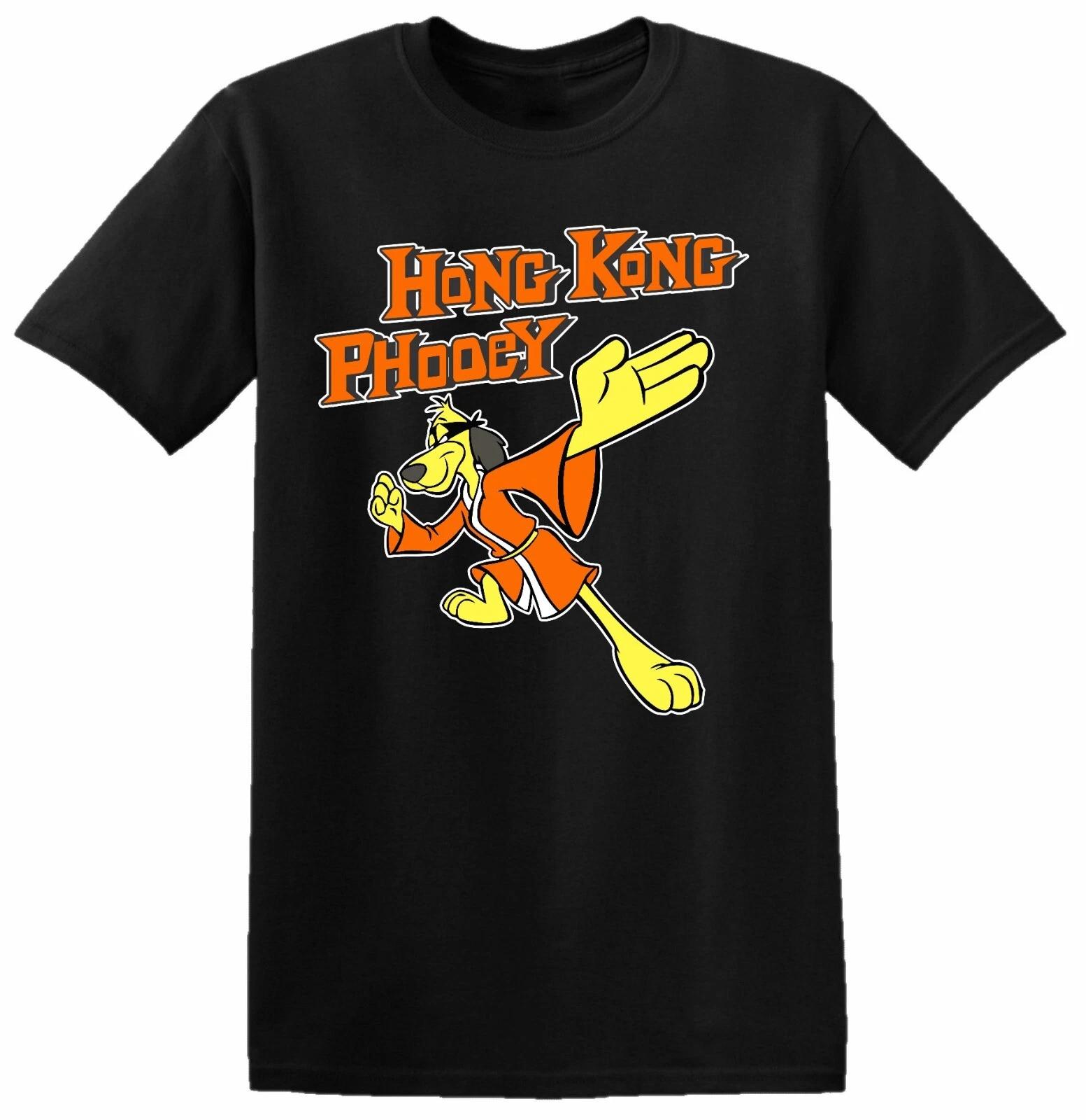 Hong Kong Phooey T-Shirt Tee Top Vintage 70s 80s Cartoon Kids 100