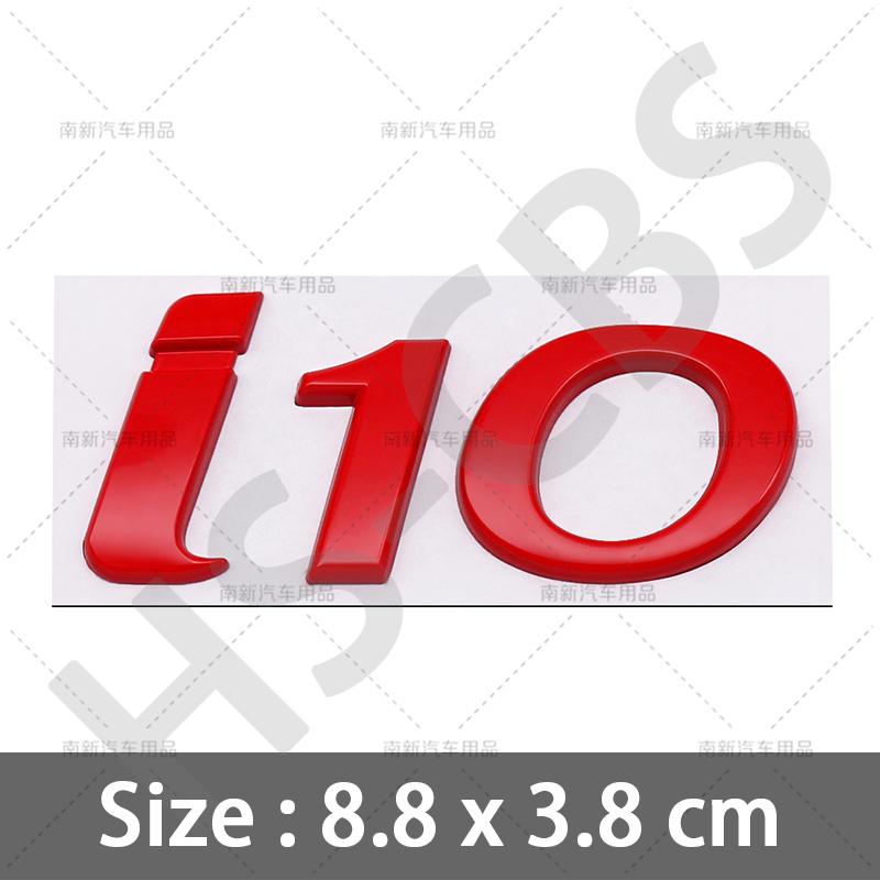 Stile Auto Cromato Metallico 3D Lettere Emblema I10 I20 I30 I40 Badge Posteriore del Bagagliaio Per Hyundai Targhetta con Logo Adesivi Accessori Auto