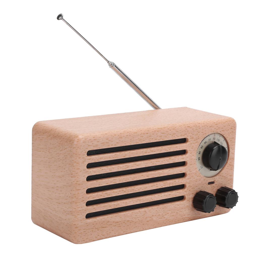 Ретро Мини Bluetooth Динамик Бас или Стерео Сабвуфер FM Радио Поддержка AUX USB Hands Free