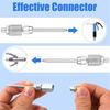 Needle Dispenser Detachable Injector for Tight Spaces Rubber Joint Nipple Straight Nozzle Coupler Grease Tool Accessory