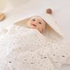 Verdickte reine Baumwoll-Baby-Swaddle-Decke für Herbst/Winter