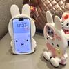 Miffy Cute Cartoon 3D Bunny Foot Stand Silicone Phone Case for IPhone16/15/14/13ProMax Full-Cover Shockproof with Stable Base