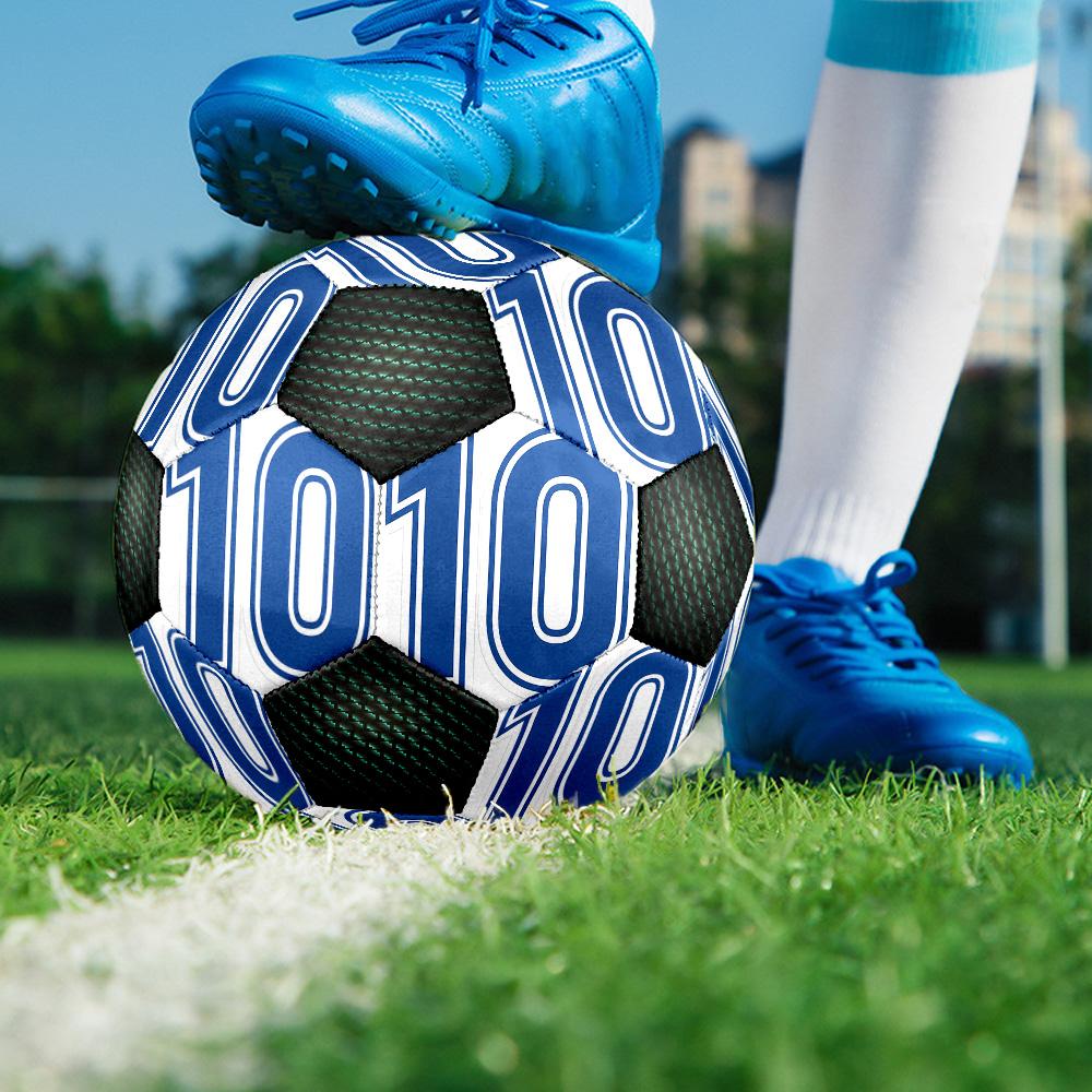 1 pezzo Lionel Messi Argentina maglia design Pallone da Calcio Soccer Taglia 5 Pallone da Calcetto Indoor Moda Colorato Gioco in Cortile - Ottimo Regalo per i Fan dello Sport