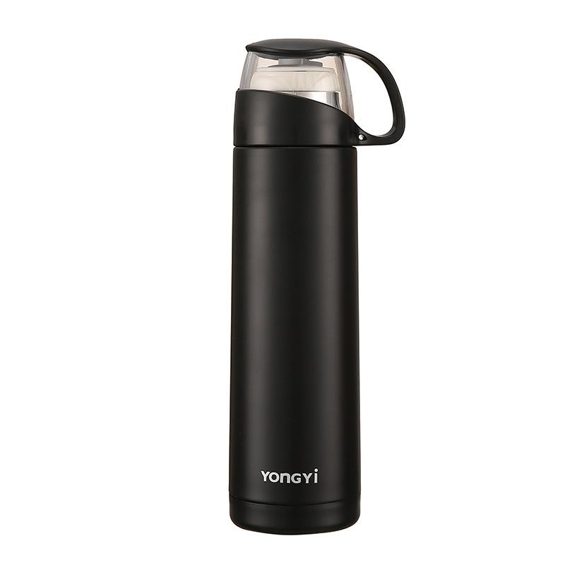 Large Capacity Thermos Cup 500ml Vacuum Flasks Portable Stainless Steel Thermos Cup Water Bottle Travel Tea Mug Office Thermos Cup