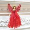 Three-Dimensional Angel Lace Ornament: Creative Christmas Tree Decoration.