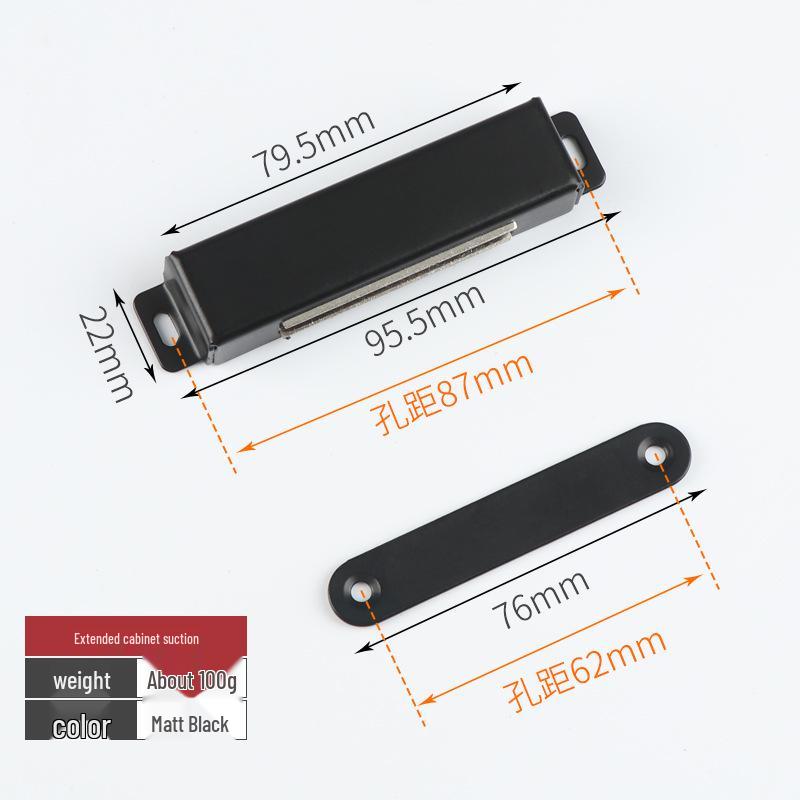 Stainless Steel Magnetic Cabinet Door Suction Clip - Strong Household Hardware Accessory