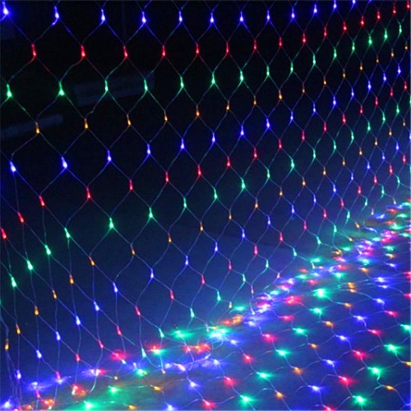 Waterproof 1.5m LED Colored Fishing Net Lights for Outdoor Decoration