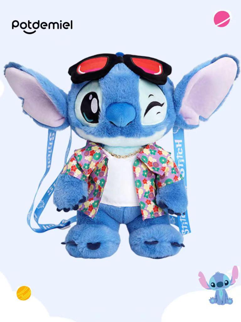 Disney Stitch Plush Toy - Adorable Backpack Pendant Doll