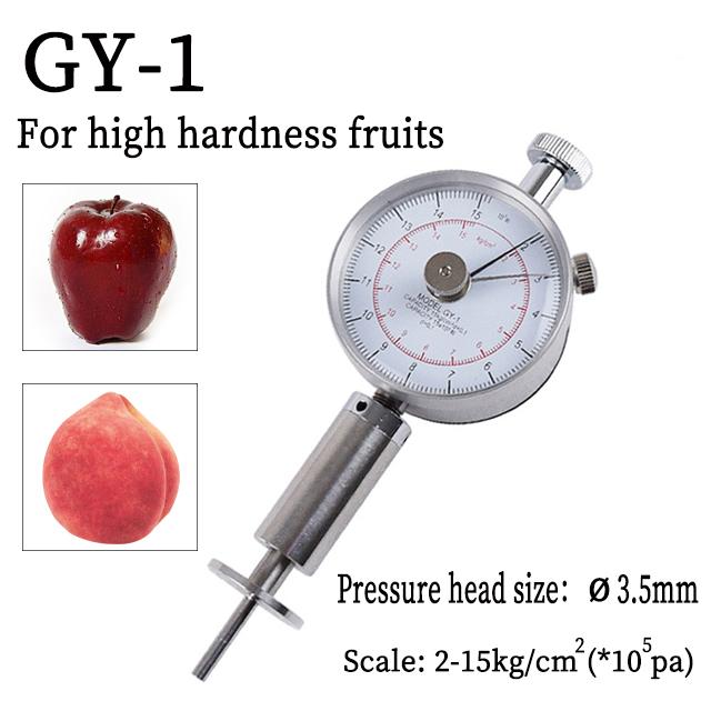 GY-2 Pointer Fruit Hardness Tester Fruit Penetrometer Oranges Apples Pears Grapes GY-3 Fruit Sclerometer Testing