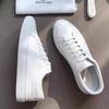 New Little White Shoes Women's Shoes Flat Leather Casual Shoes Single Shoes Classic Versatile Couple Board Shoes Women