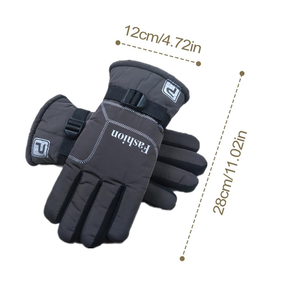 

Мужские зимние лыжные перчатки, водонепроницаемые, ветрозащитные, для спорта на открытом воздухе, для езды на велосипеде, для езды на велосипеде, для мотоцикла, для пешего туризма, для кемпинга, теплые перчатки для рук коричневый