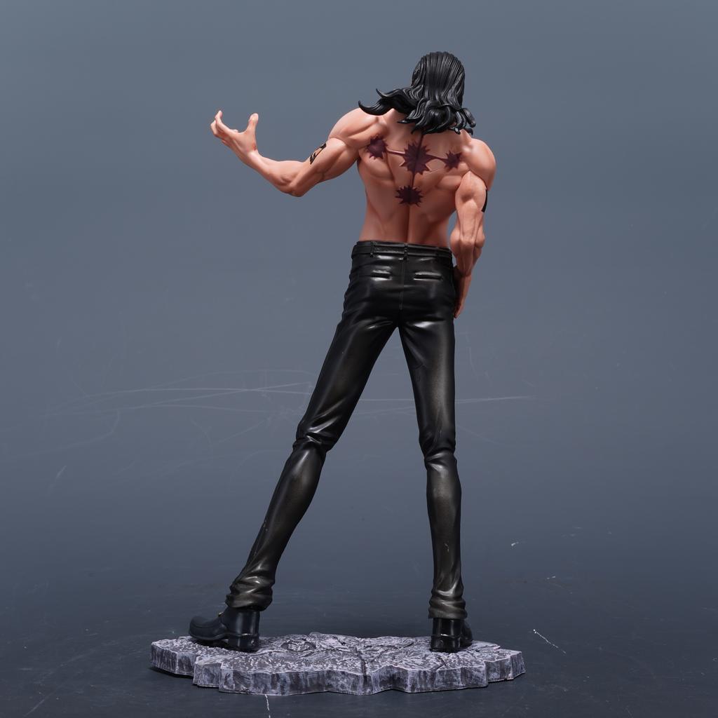 25cm Anime One Piece Rob Lucci Figur Cartoon Spielzeug Figur Sammlung Statue Stehende Haltung Modell Puppen Schreibtisch Deko Spielzeug Geschenk