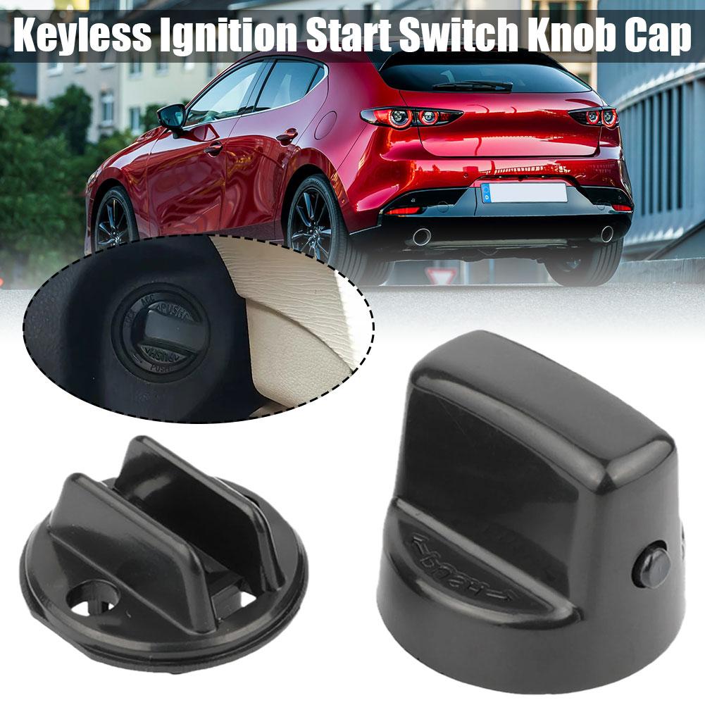 For Mitsubishi Lancer Outlander Keyless Ignition Start Insert D6Y1-76-142 Switch Knob D461-66-141A-02 Cap A5V9