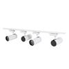 LED 4 Light Track Lighting Kit 30W 6000K COB Ceiling Spotlight LED Track Light Fixture for Kitchen Living Room Bedroom