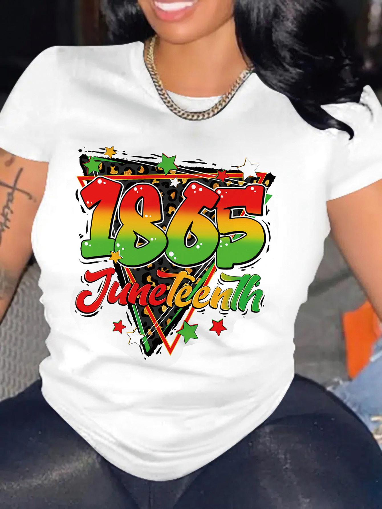 Juneteenth 1865 Graffiti T-shirt L