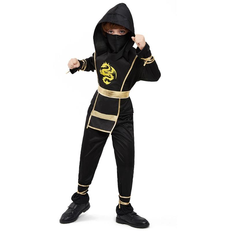 Children's performance Naruto costume New Halloween anime costume, samurai costume Ninja costume