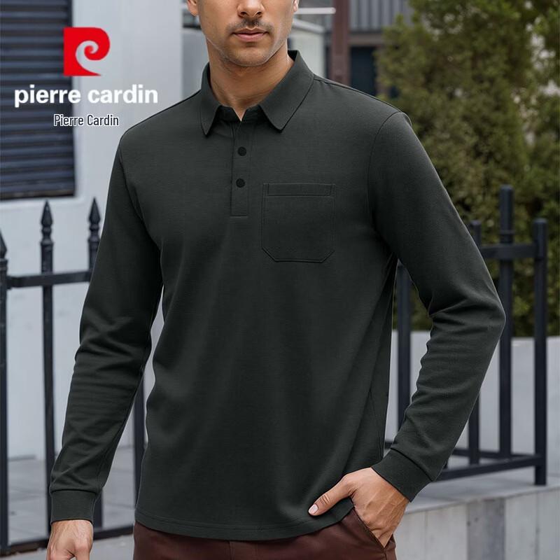 Pierre Cardin Men s Long-Sleeve Polo Shirt 4XL