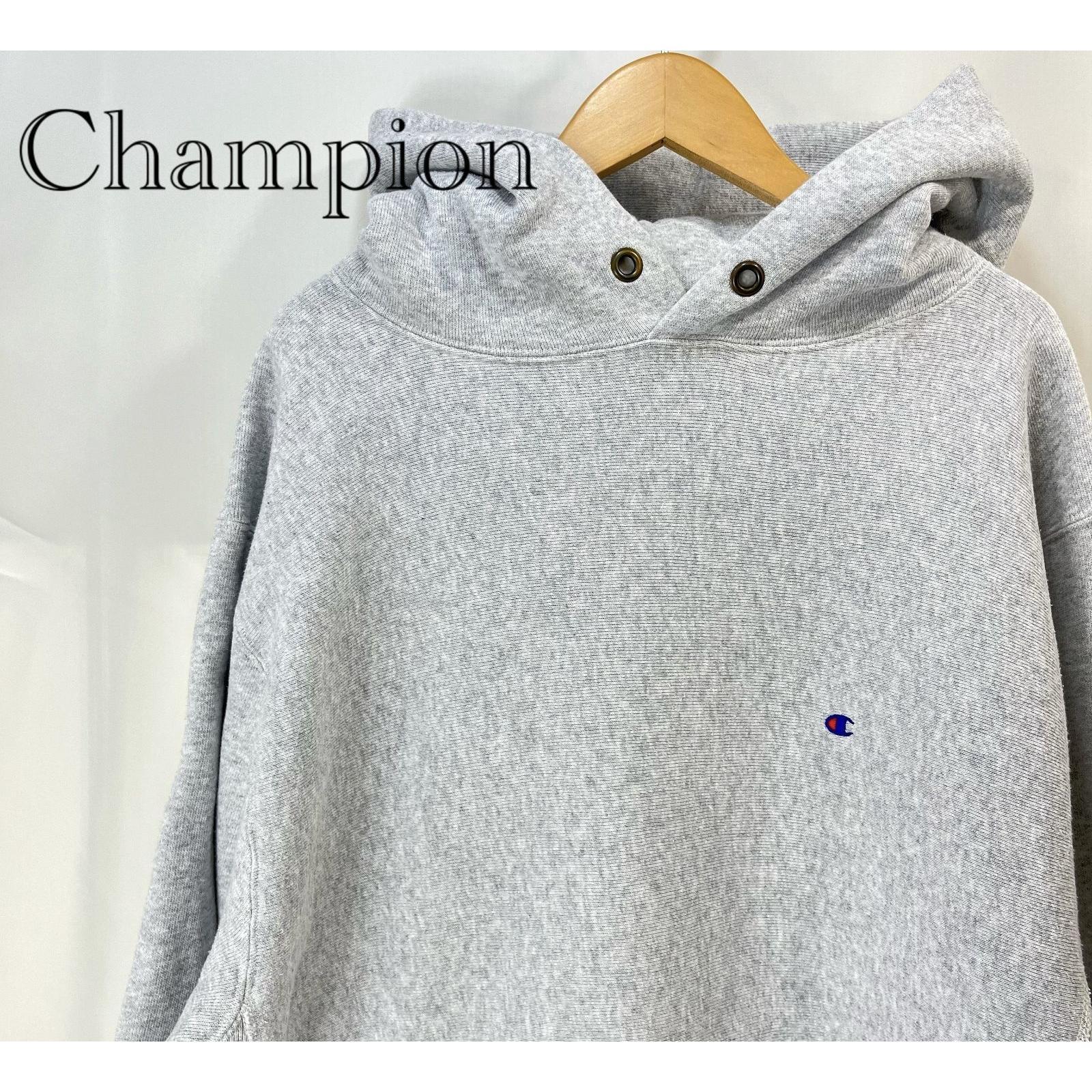 Champion Champion REVERSE WEAVE Reverse Weave Parka Hoodie Gray SIZE:L Men s Old Clothes Fashion
