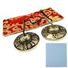 AKR+M Tingsha Tibetan Bells with Dedicated Case - Percussion Instrument for Yoga, Meditation, and Healing