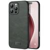 SULADA For iPhone 16 Pro Max Case PU Leather+TPU+PC Back Phone Cover