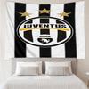 Juventus Football Club Print Tapestry, Backdrop, Easy Setup, Ideal for Bedroom, Office & Living Room, with Aesthetic Wall Hanging Decor.