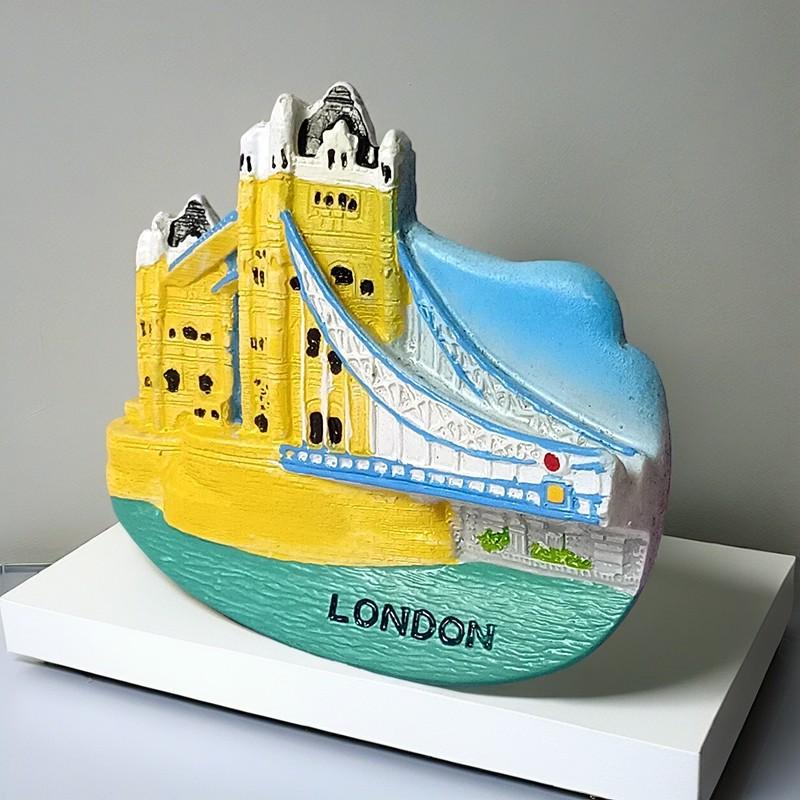 Europe  UK London 3D Refrigerator Stickers Fridge Magnets Tourist Attractions  Refrigerator Stickers Souvenirs London Handmade C