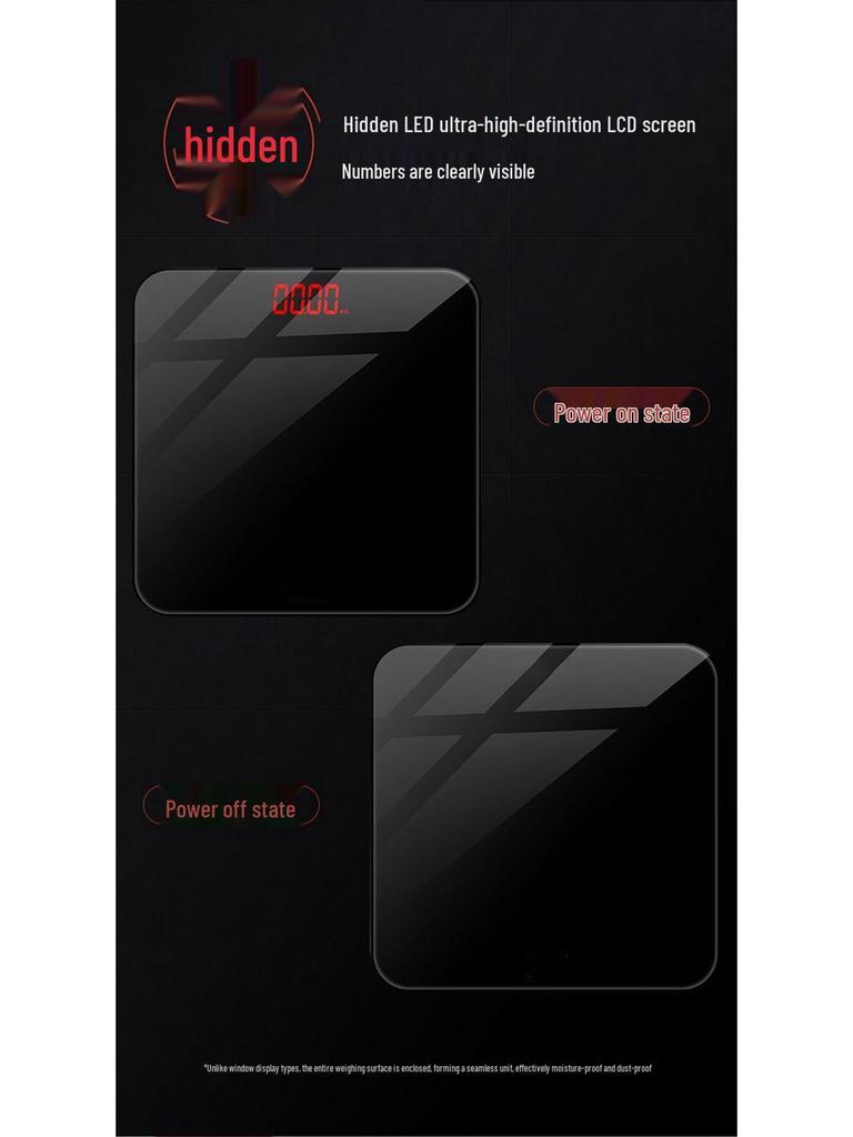 Smart Electronic Body Scale: Accurate Household Health Scale for Adults and Dormitories.