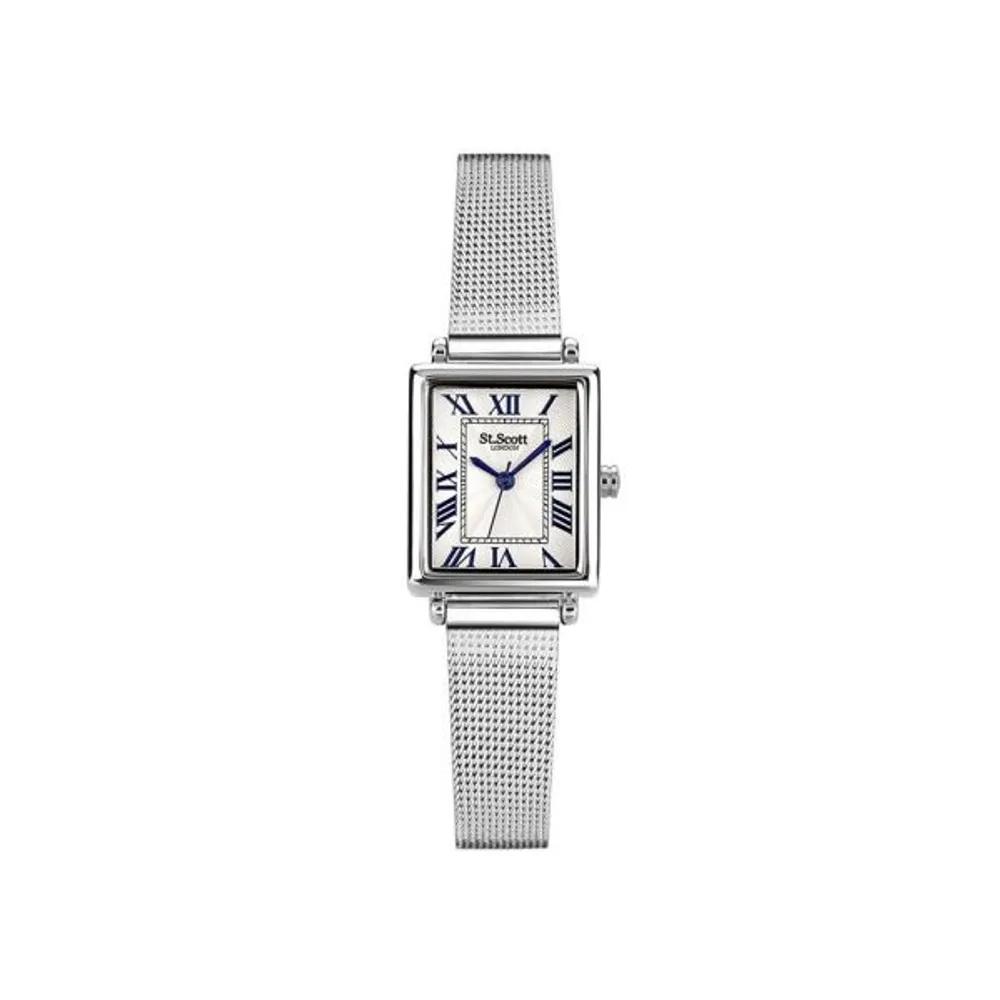 [Saint Scott] Ivy Watch Silver Mesh Band ST5502F-SSS Silver ST4001SSS