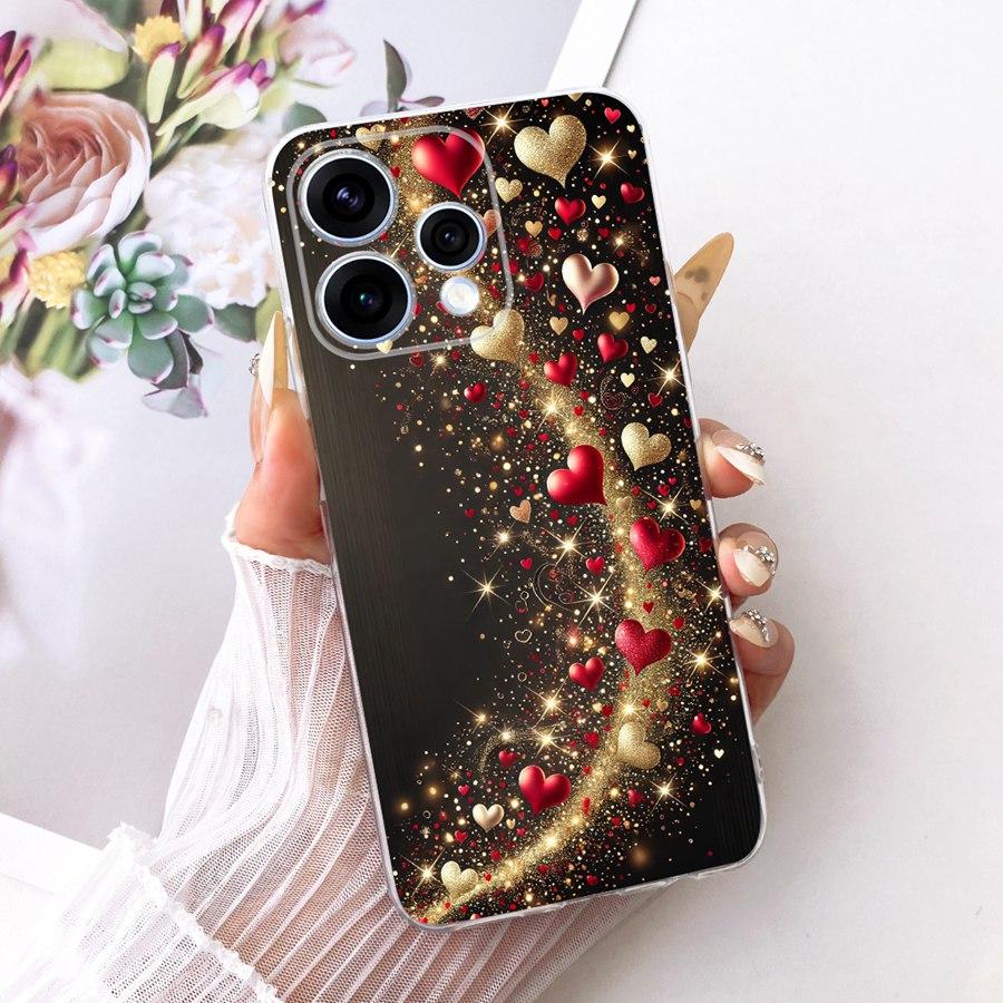 For OPPO Reno15 Reno 15F Case Cute Cat Painted TPU  Phone Case for OPPO Reno15 F Reno 15 CPH2825 Protective Soft Silicone Capa