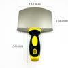 Arc Ash Shovel Stainless Steel Plaster Trowel Paint Feed Filling Scraper  Construction Worker