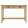 VidaXL Table console Hill Range avec 2 tiroirs 110x45x74 cm Pin solide