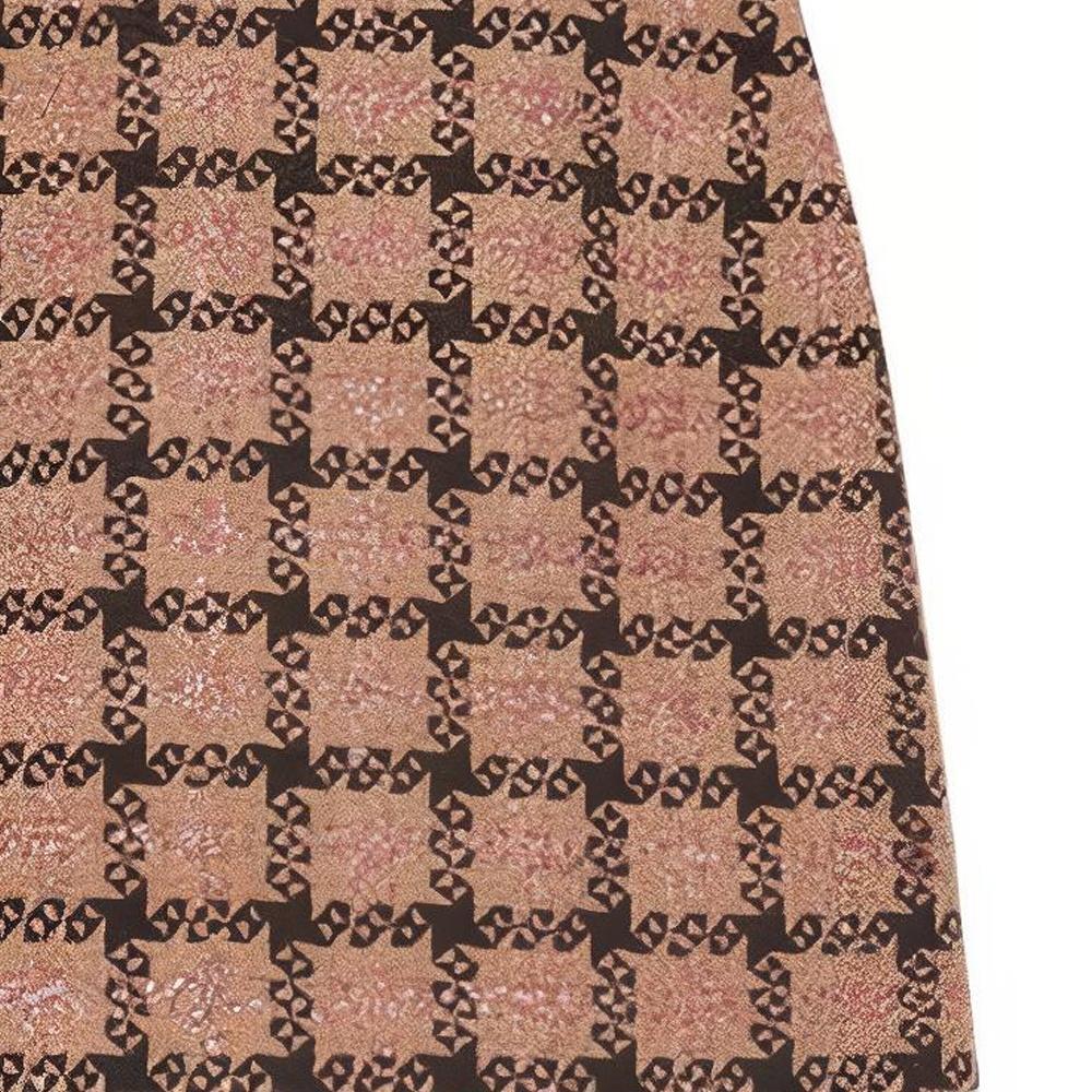 (WMNS) Gucci Lam Check Tweed Mini Skirt 'Pink Brown' Women's 677554-ZAHD6-5150