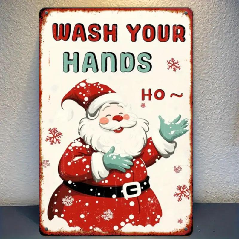 Vintage Iron Signs  Merry Christmas Tree Poster  Metal Plaque Bakery Candy Shop Home Wall Decor