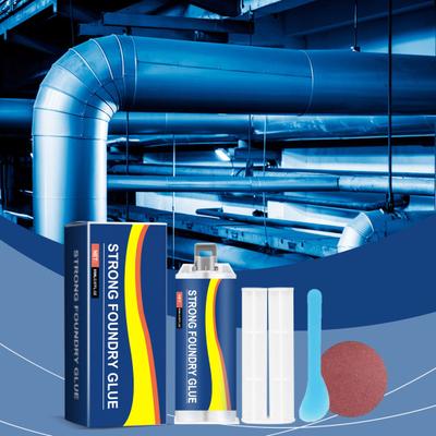 High Temperature Metal Epoxy AB Adhesive for Stainless Steel Copper Aluminum Repair Waterproof Bonding Paste Enhanced Casting Glue