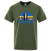 Summer Men's T-shirt Never Forget Sarcastic Graphic Music Funny Printed Cotton Blend T-Shirt Loose Male Top Casual Short Sleeve