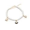 Pet pearl necklace shell starfish pendant cat collar puppy teddy neck cute ornament