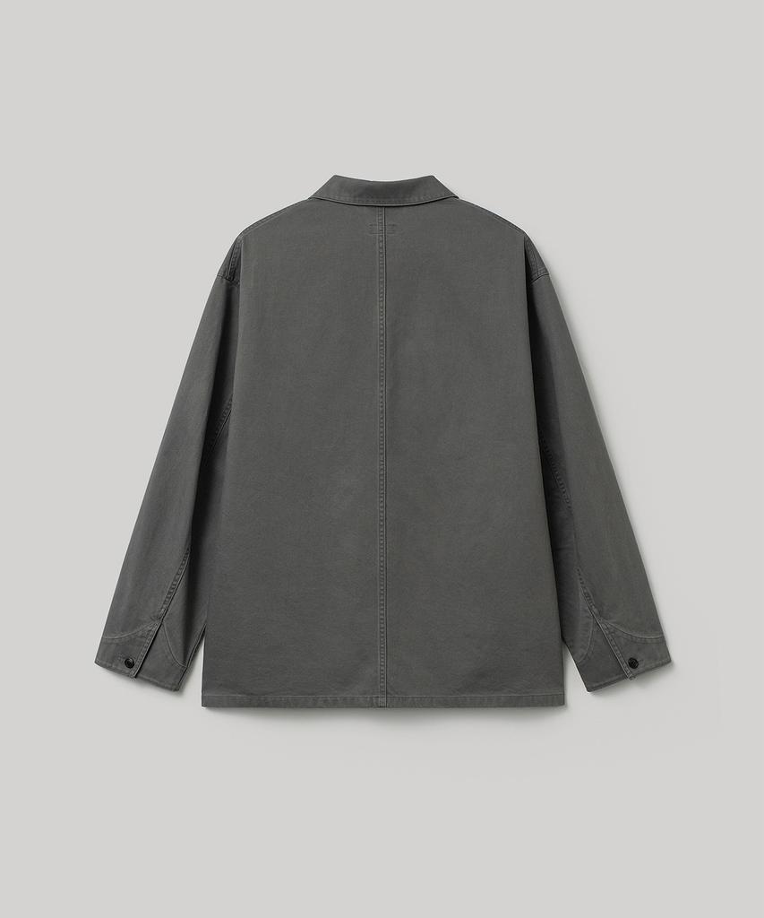 Another Office French Drill 3 Button Jacket (Smoky Gray)