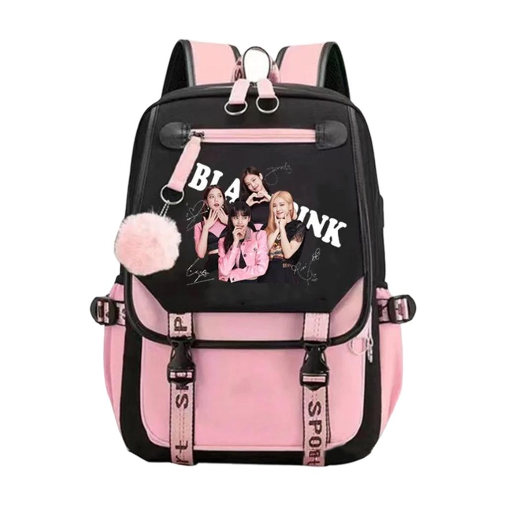 Students Schoolbag Large Capacity Shoulders Backpack Outdoor Travel Bag Korean Version Of The Fashion Leisure Bag Women's Bag
