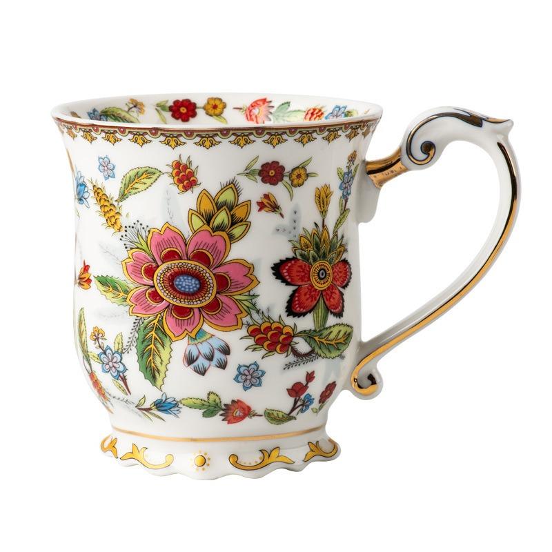 Blue and White Mug Ceramic Water Cup Male and Female Couples Cup Retro Home Drinking Cup Breakfast Cup Coffee Cup