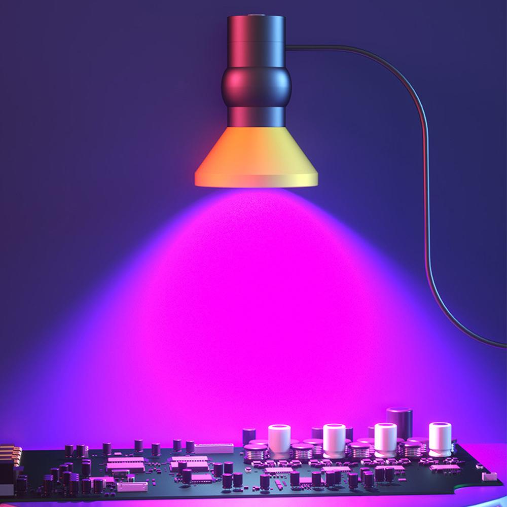 10W lepidlo vytvrzující fialová lampa s vysokou intenzitou zeleného oleje pro rychlé svařování ultrafialovým světlem mobilní telefon