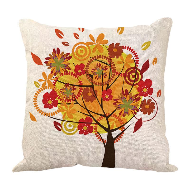 Money Tree Pillow Pillow Case Home Ornament Supplies Nordic Tree Flower Pillow Case Design Sofa Cushion Cushion Cover