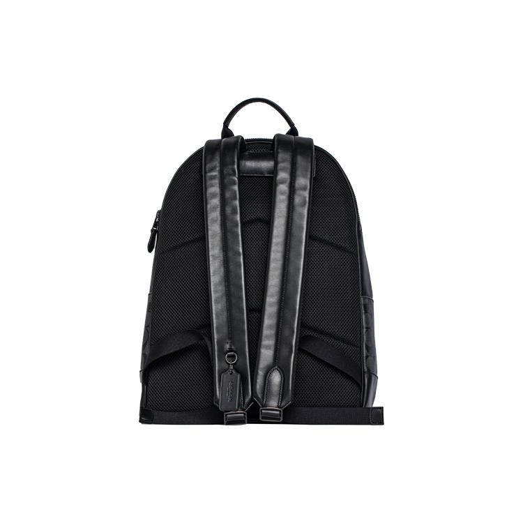 COACH West Backpack In Signature Canvas Black