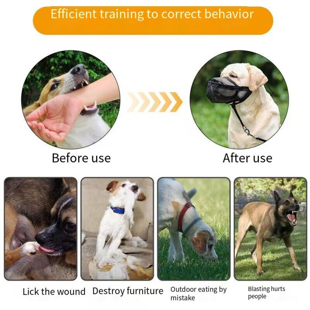 Explosion-proof Punch Dog Muzzle Anti-biting Anti-barking Anti-munching Dog Muzzle 