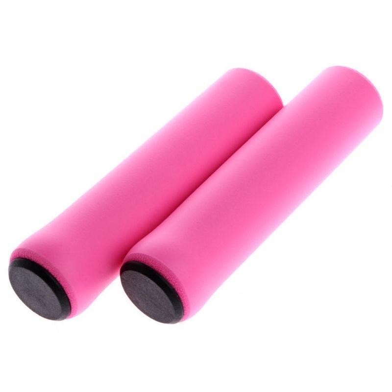 1Pair(2Pcs) Bicycle Soft Foam Sponge Handlebar Cover Outdoor Mountain Cycling Bike Silicone Anti-Slip Handle Bar
