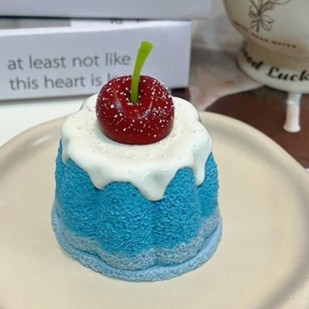 Simulated Puddings Soft Squeeze Toy Silicone Fidget Toy New Dessert Squishy Toy