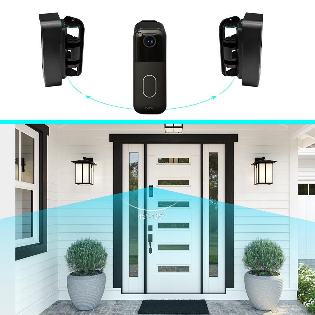 Verstellbare 45-135° Winkelhalterung für Blink 2. Generation Türklingel