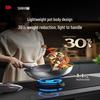 Sanhe 0-Coating Titanium Stainless Steel Non-Stick Wok