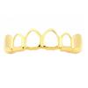 2Pcs/Set Glossy Charm Teeth Grillz Classic Hollow Teeth Grillz Braces  Stage Props